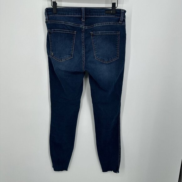 Kut from the Kloth Women's Skinny Jeans Distressed Hem Size 6‎ - Picture 2 of 9